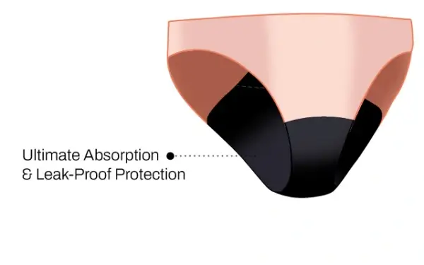 period underwear absorbency technology