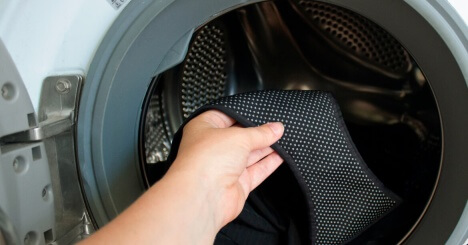 bragas del período de lavado de la máquina
