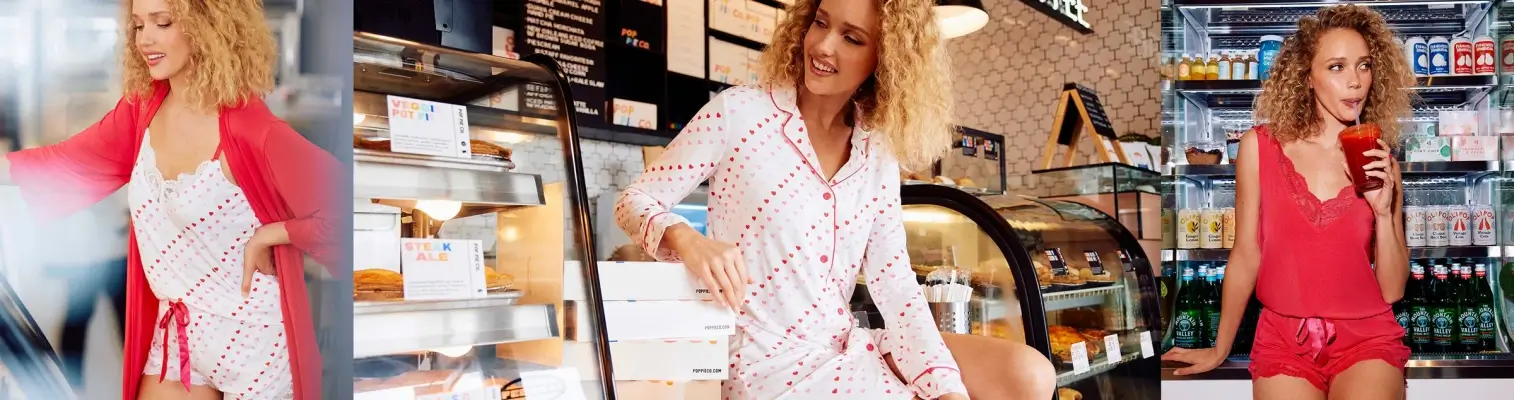 مجموعة بيجاما مشروطة ناعمة ومريحة أو ملابس داخلية صالة.