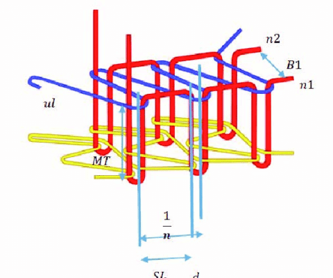 An illustration showing how a multi-needle coverstitch anchors the waistband to prevent rolling.